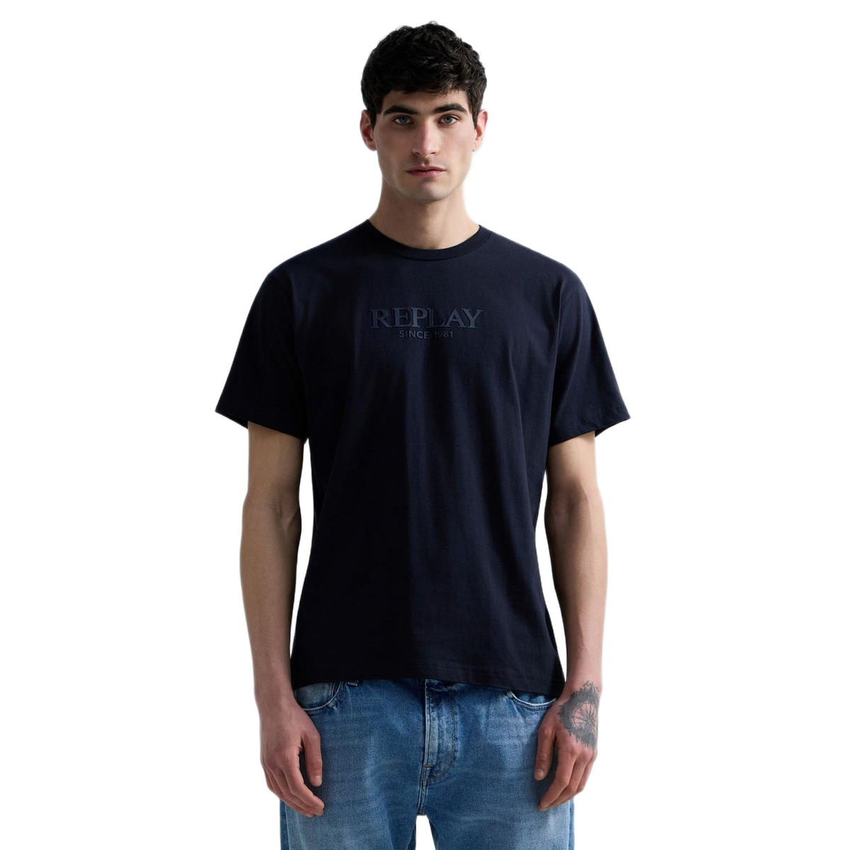 T-SHIRT BASIC JERSEY 30/1 DARK NAVY