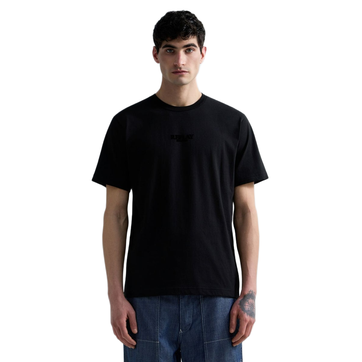 T-SHIRT BASIC JERSEY 30/1 BLACK