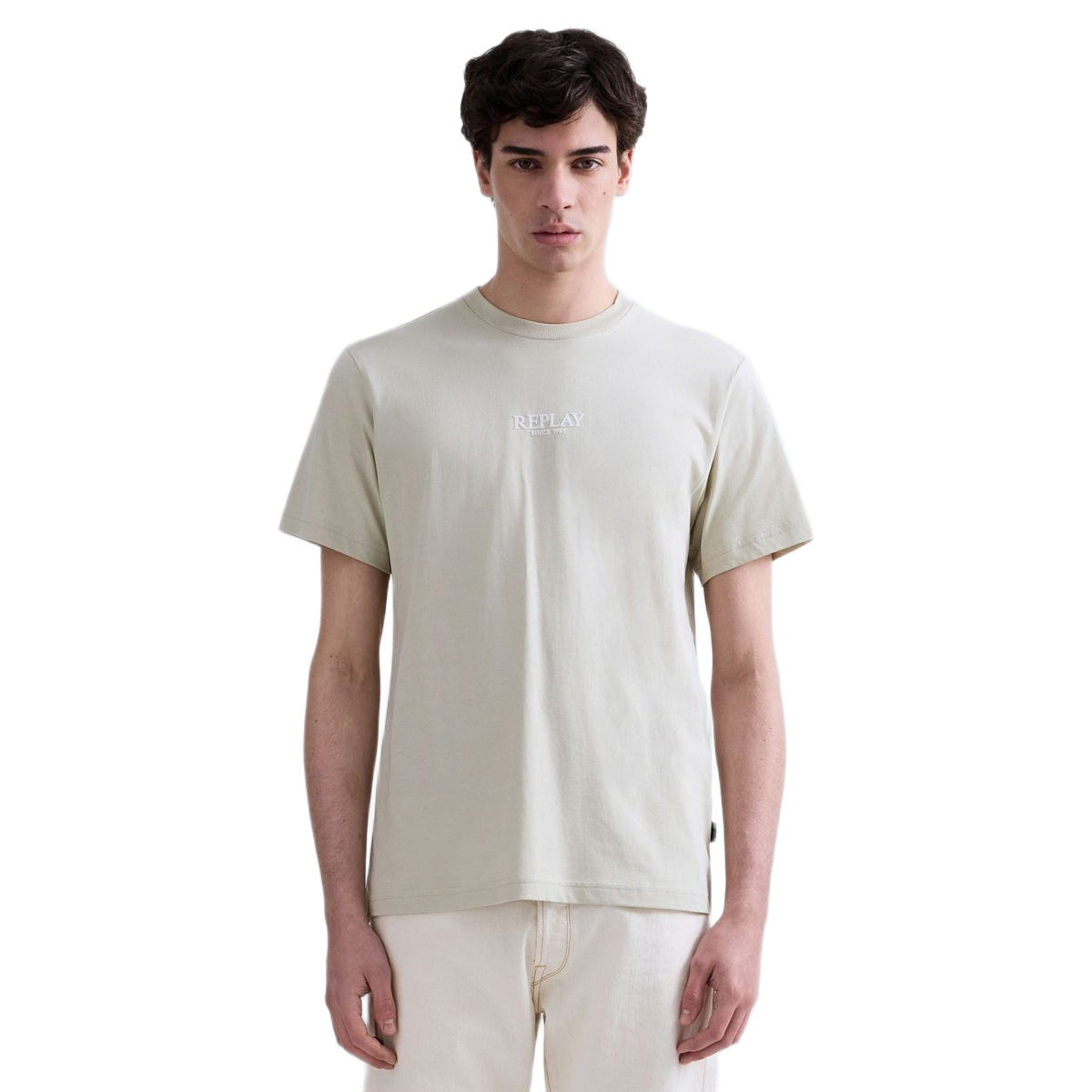 T-SHIRT BASIC JERSEY 30/1 BONE