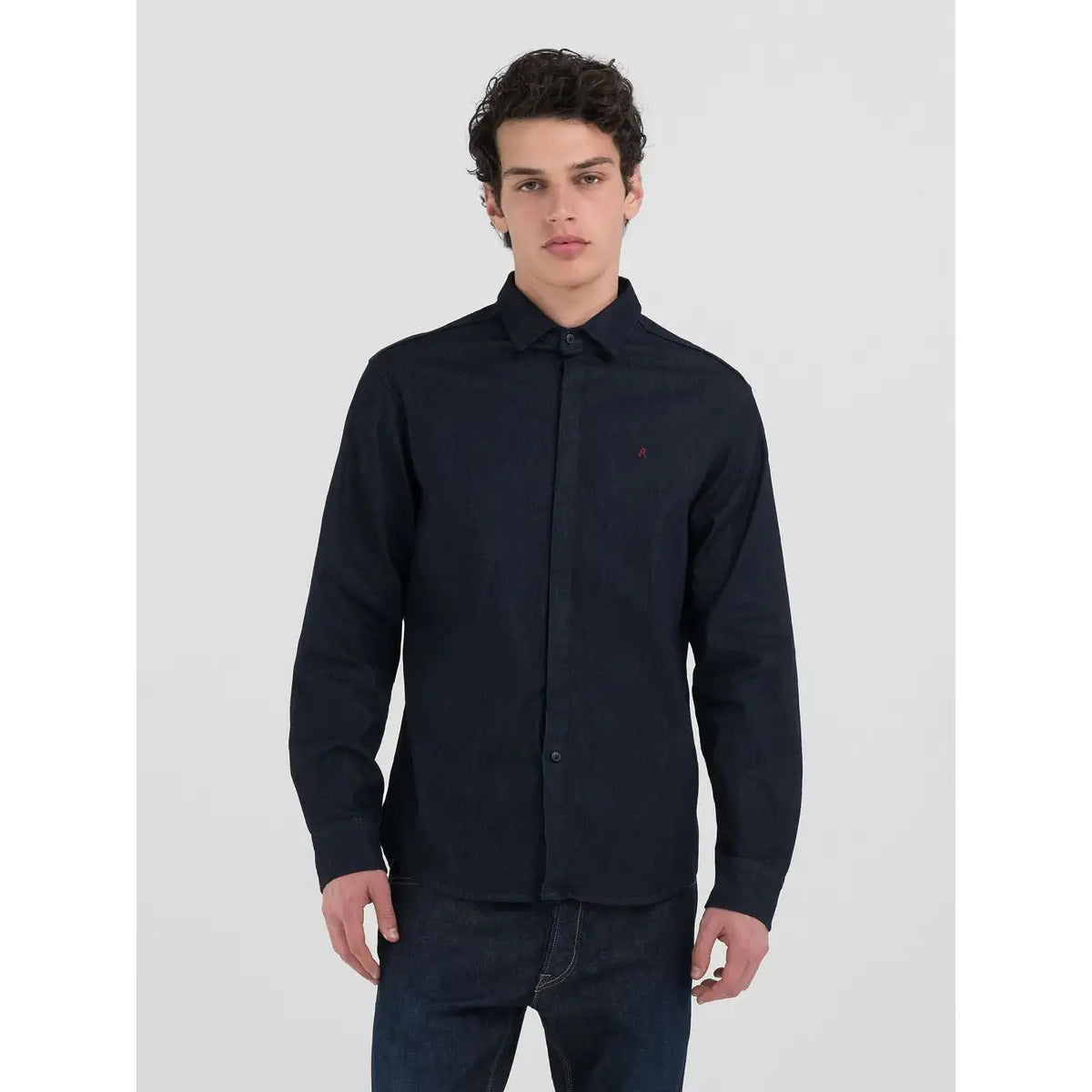 Camicia 6 Oz Stretch Indigo Denim