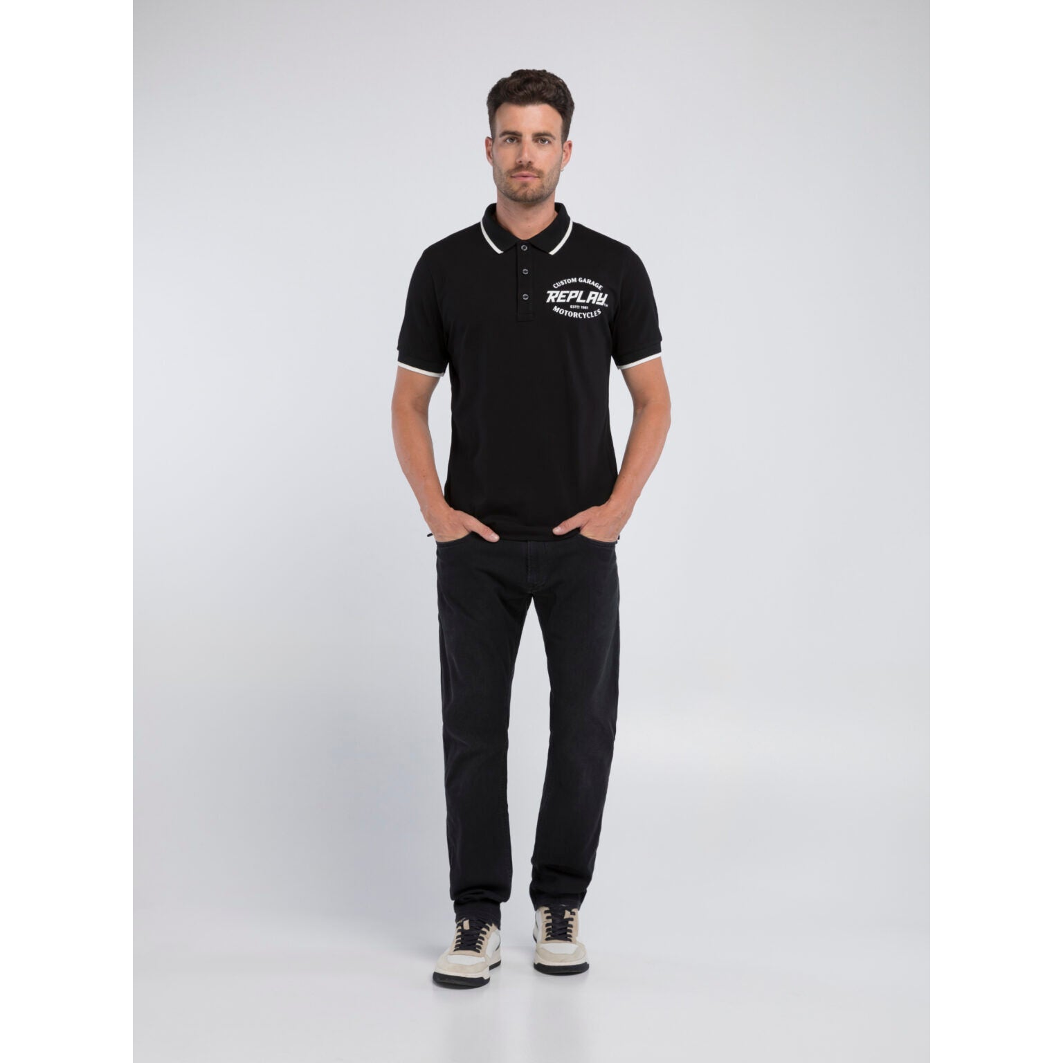 Polo Stretch Cotton Piquet