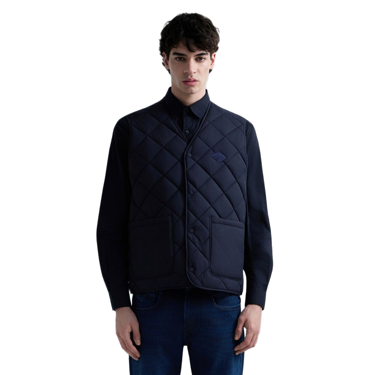 GILET POLY/NYLON RIPSTOP DARK NAVY