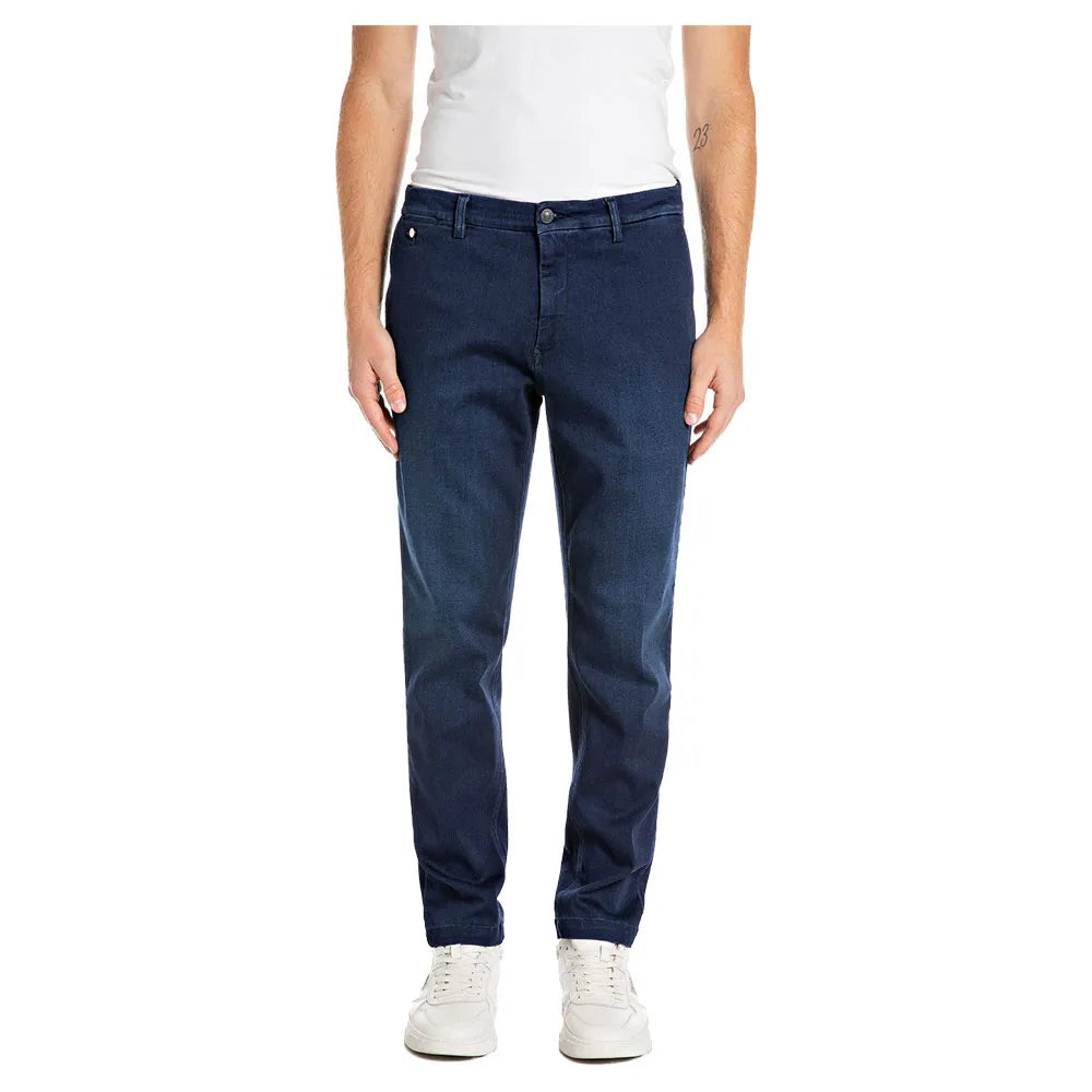 Pantalone 10 Oz Soft Hand Power Str.Indigo Denim