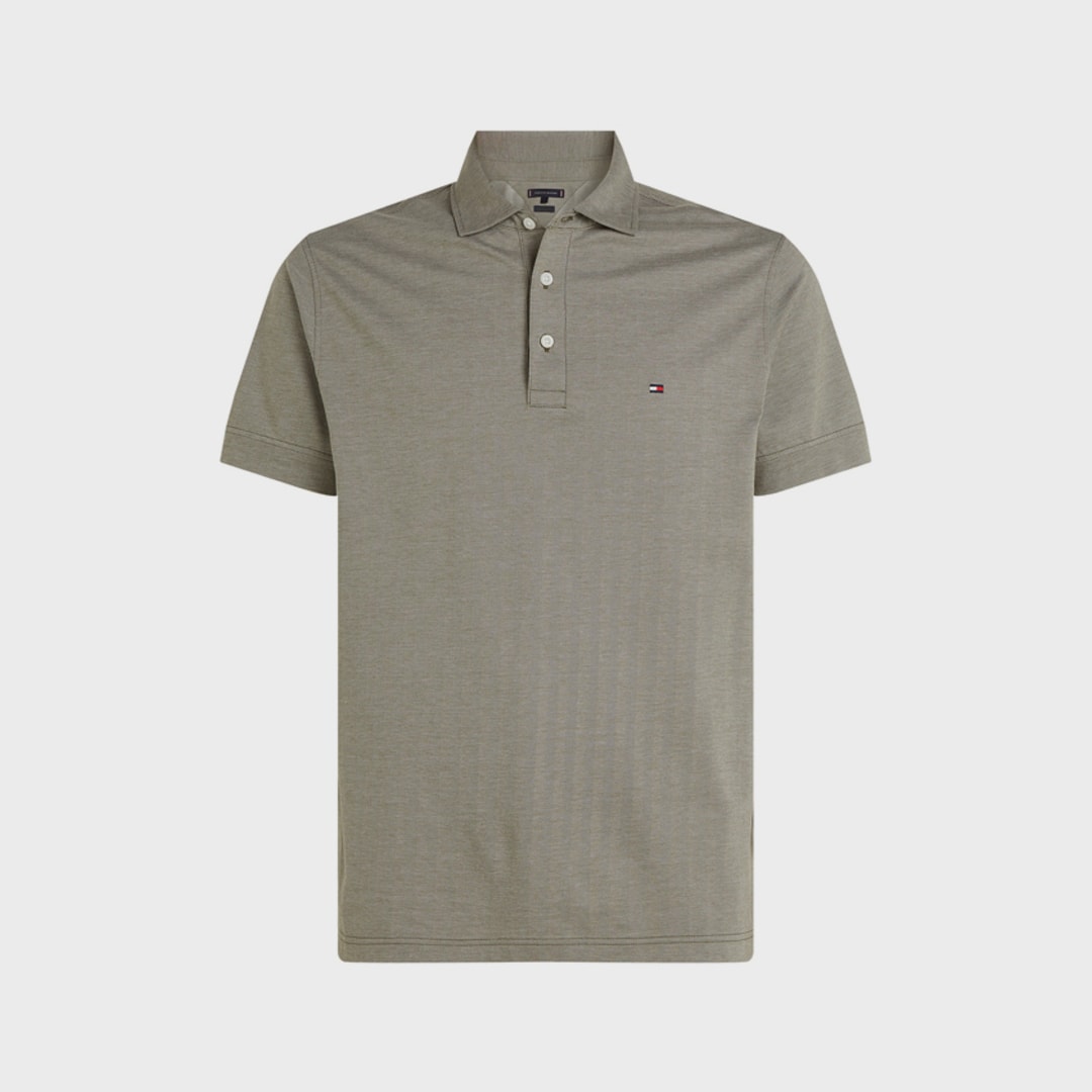 TWO TONE JACQUARD REG POLO