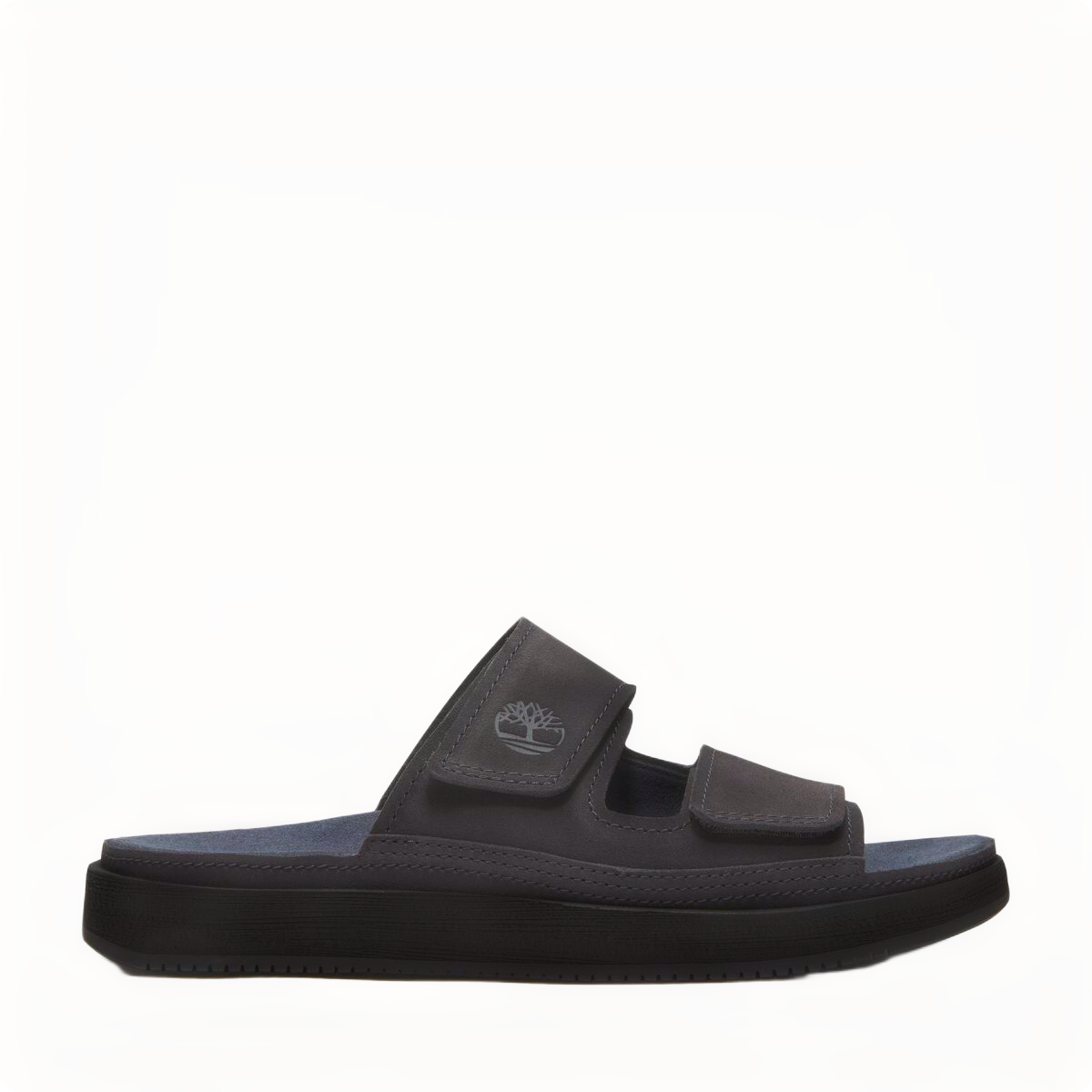CASCO COVE SLIDE SANDAL DARK GREY SUEDE