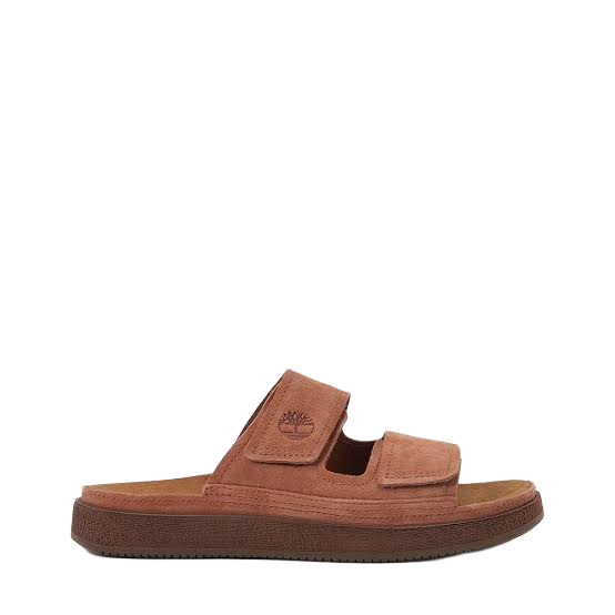 CASCO COVE SLIDE SANDAL MEDIUM BROWN SUEDE