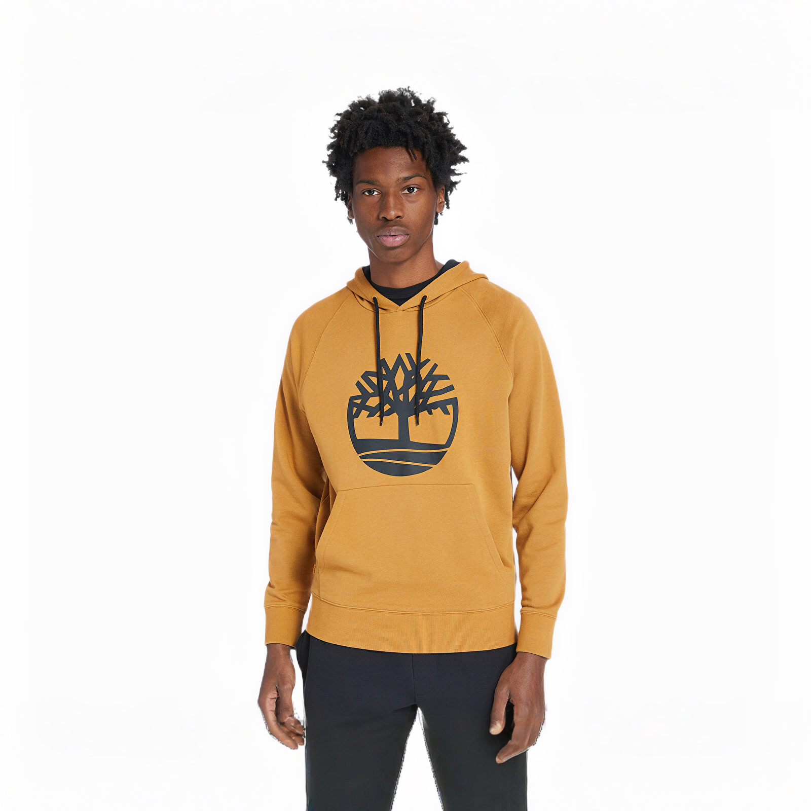 KENNEBEC RIVER TREE LOGO HOODIE WHEAT BOOT/BLACK