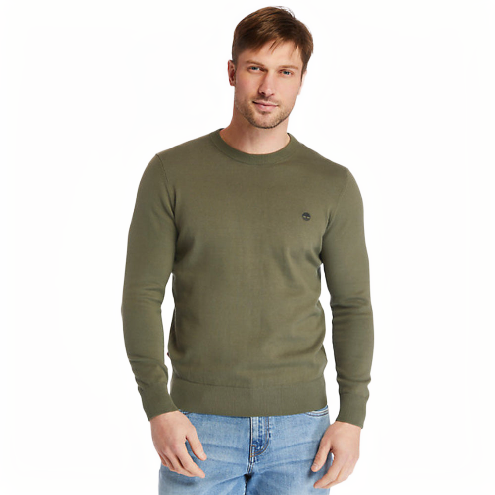 WILLIAMS RIVER COTTON YD SWEATER LEAF GREEN