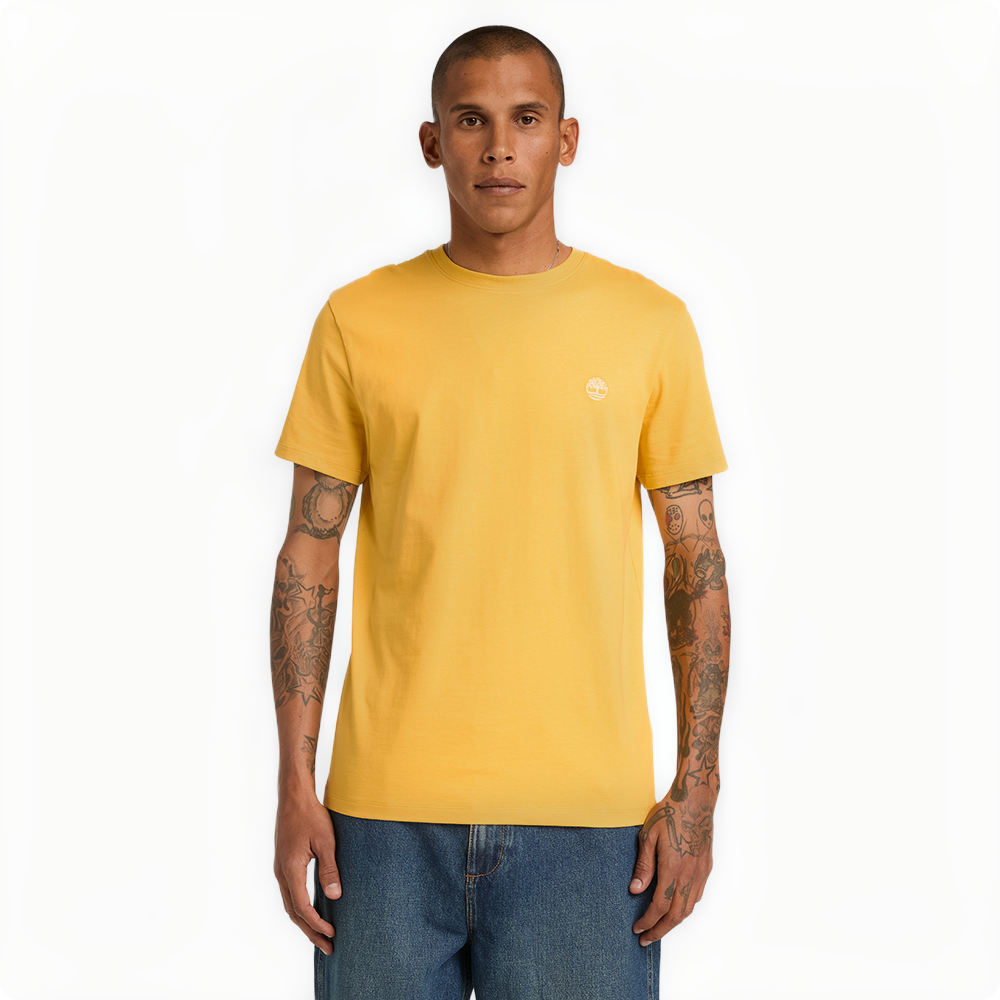 DUNSTAN RIVER SHORT SLEEVE TEE YOLK YELLOW
