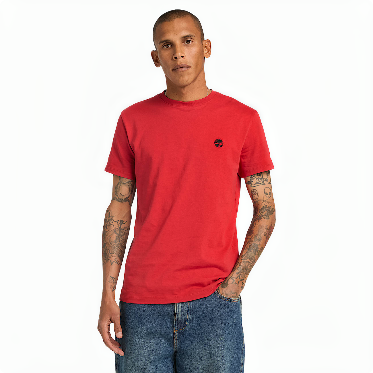 DUNSTAN RIVER SHORT SLEEVE TEE AMERICAN BEAUTY
