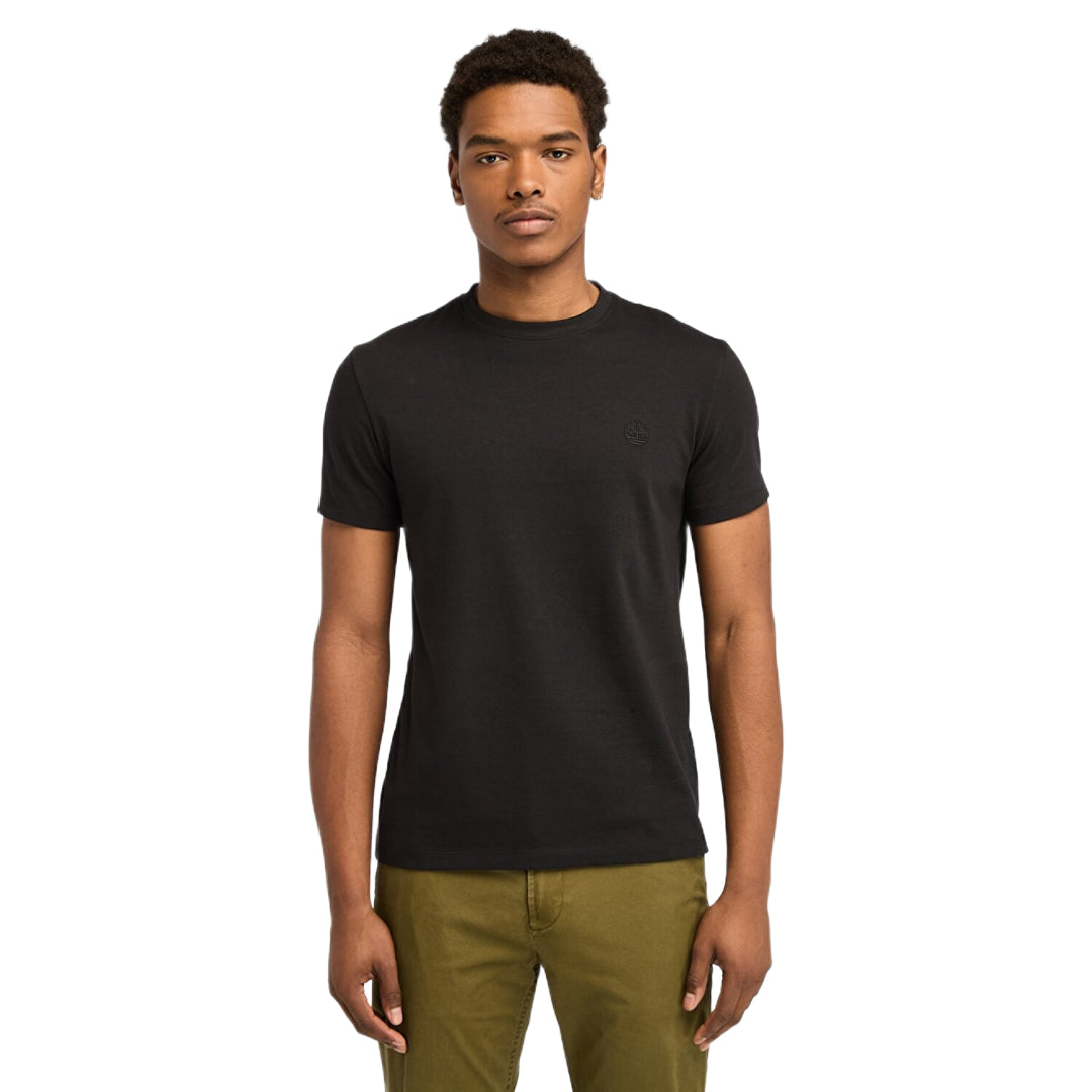 DUNSTAN RIVER Short Sleeve Tee BLACK/PAVEMENT