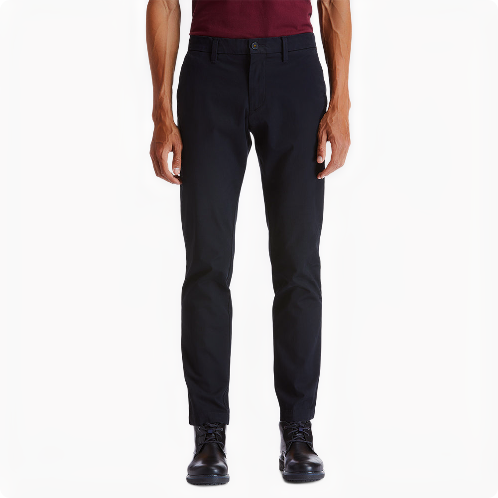 CLAREMONT TWILL CHINO PANT (SLIM) BLACK