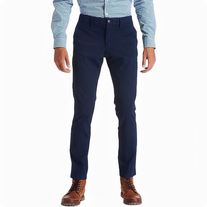 CLAREMONT TWILL CHINO PANT (SLIM) DARK SAPPHIRE