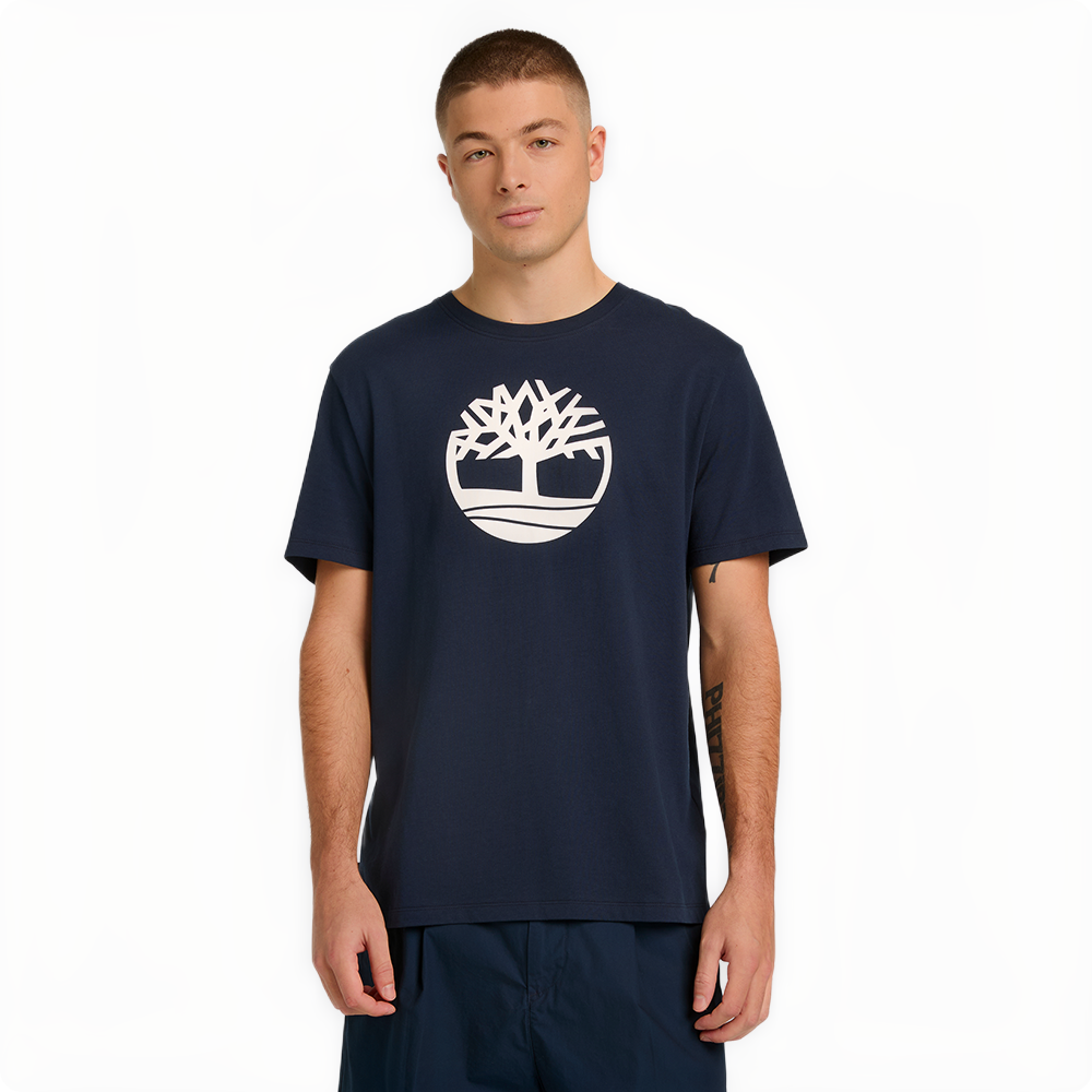 KENNEBEC RIVER TREE LOGO SHORT SLEEVE TEE DARK SAPPHIREWHITE