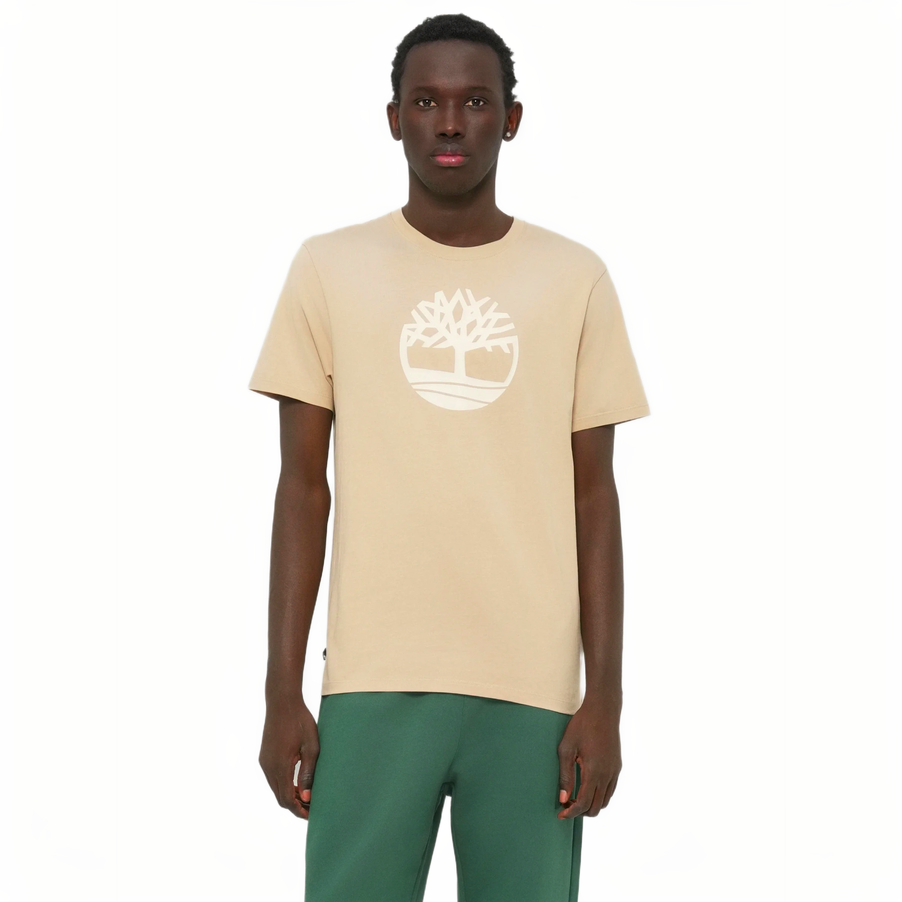KENNEBEC RIVER TREE LOGO SHORT SLEEVE TEE SAFARI