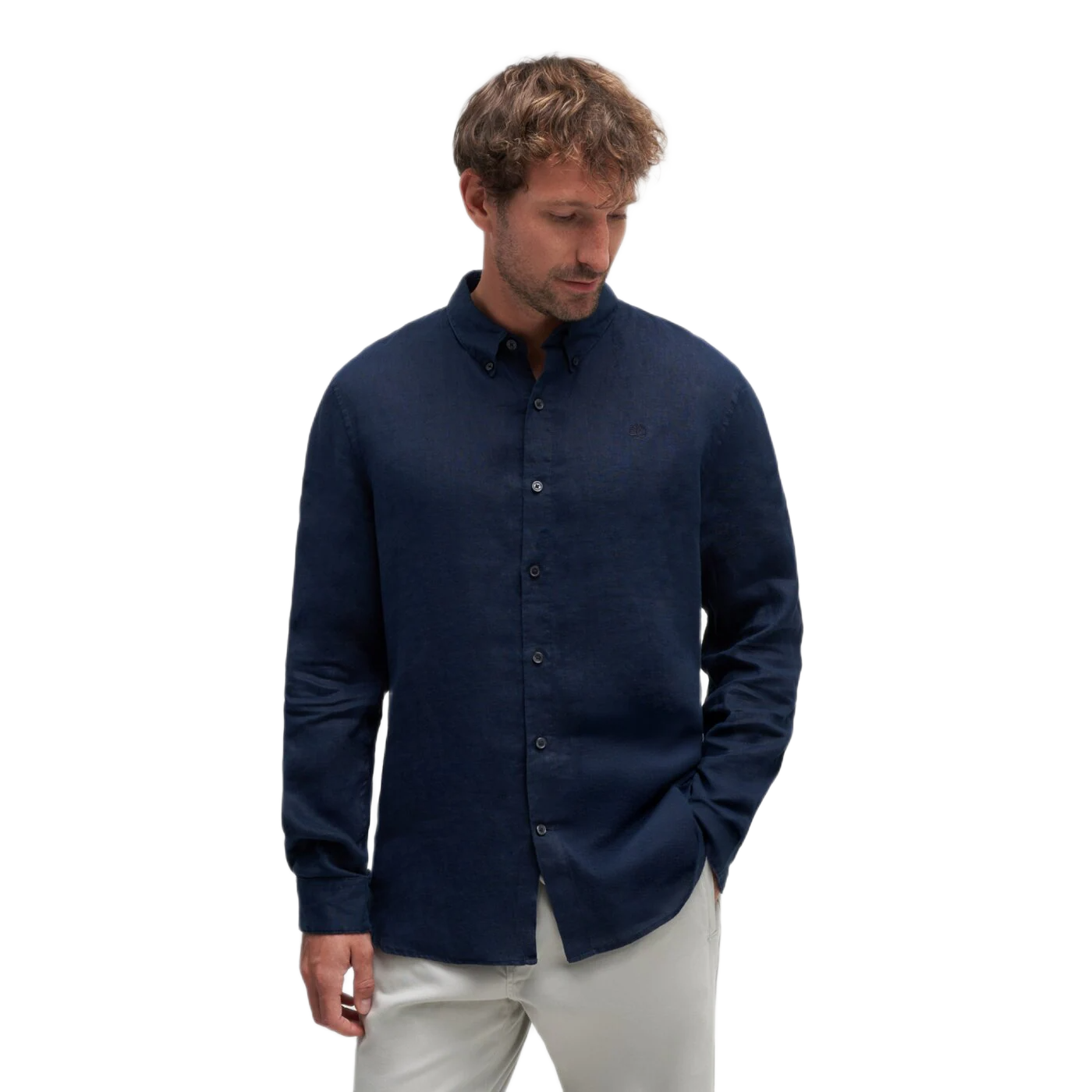 MILL BROOK LINEN SHIRT DARK SAPPHIRE