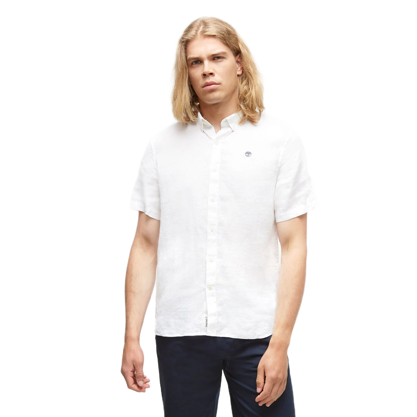 MILL BROOK LINEN SHORT SLEEVE SHIRT WHITE