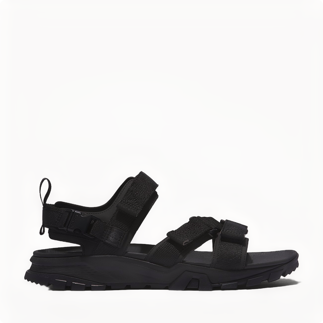 GARRISON TRAIL BACKSTRAP SANDAL JET BLACK