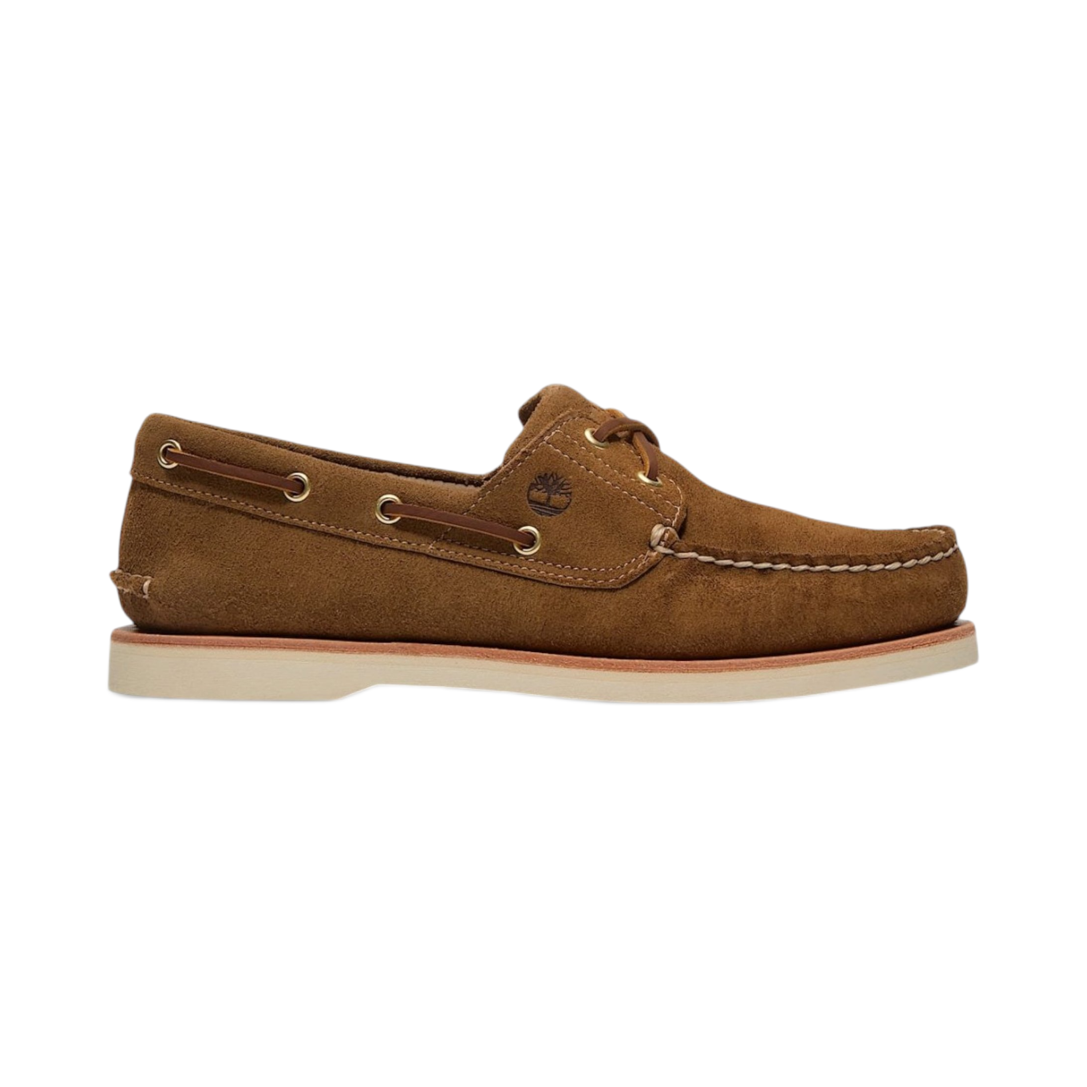 CRAFTED BOAT BOAT SHOE MEDIUM BEIGE SUEDE