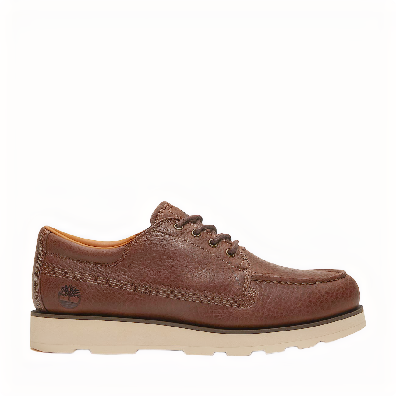 BRITTON MILLS LACE UP SHOE DARK BROWN FULL GRAIN