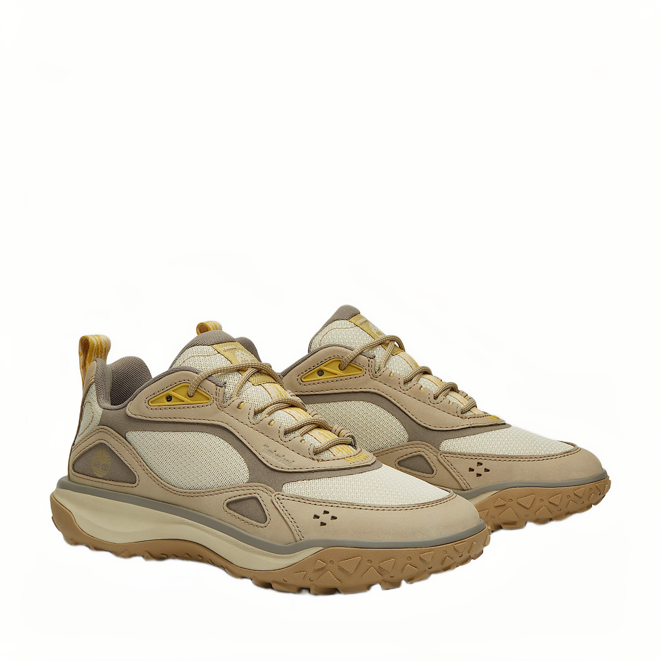 TIMBERCUSH MOTION 7 LOW LACE UP SNEAKER LIGHT BEIGE MESH