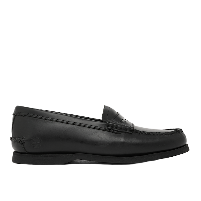 CLASSIC BOAT LOAFER SHOE BLACK FULL GRAIN