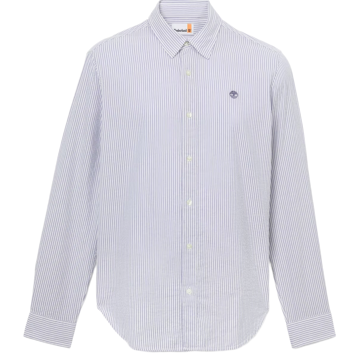 LS SEERSUCKER STRIPED SHIRT (REGULAR) STONE WASH YD