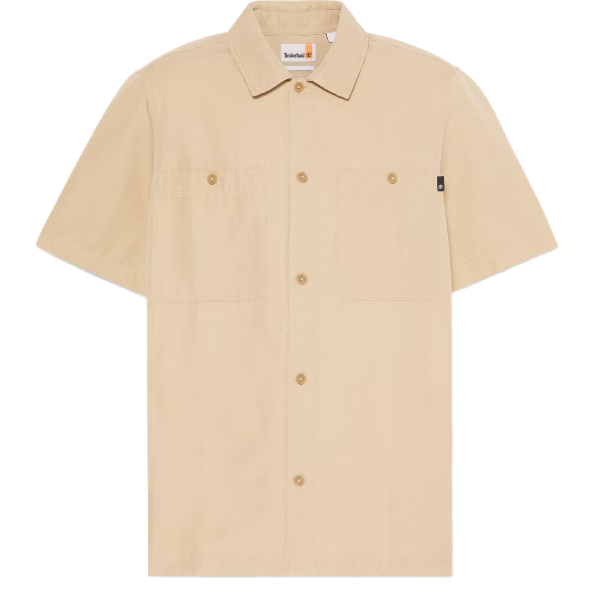 COTTON LINEN SS UTILITY OVERSHIRT SAFARI