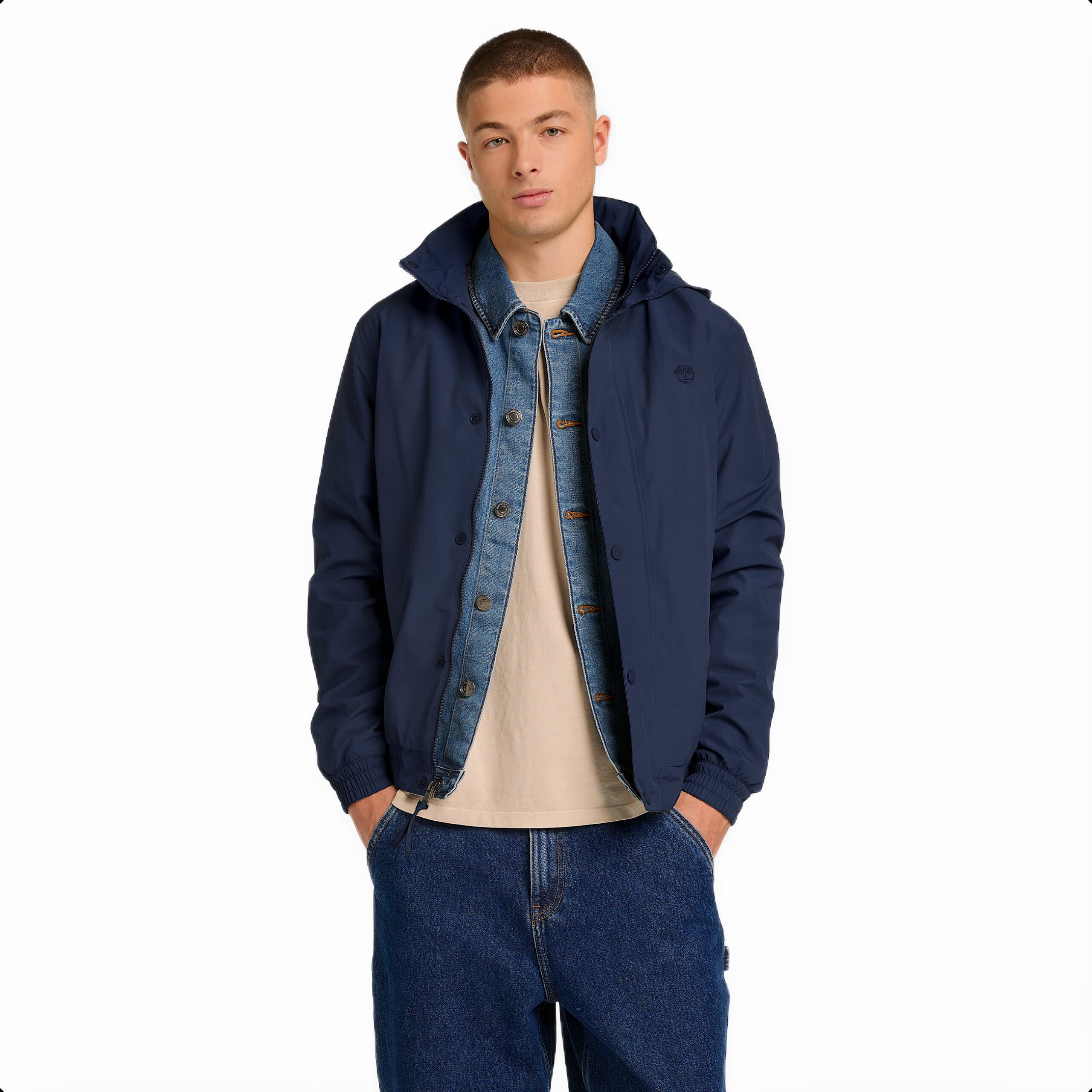 WATERPROOF BOMBER DARK SAPPHIRE