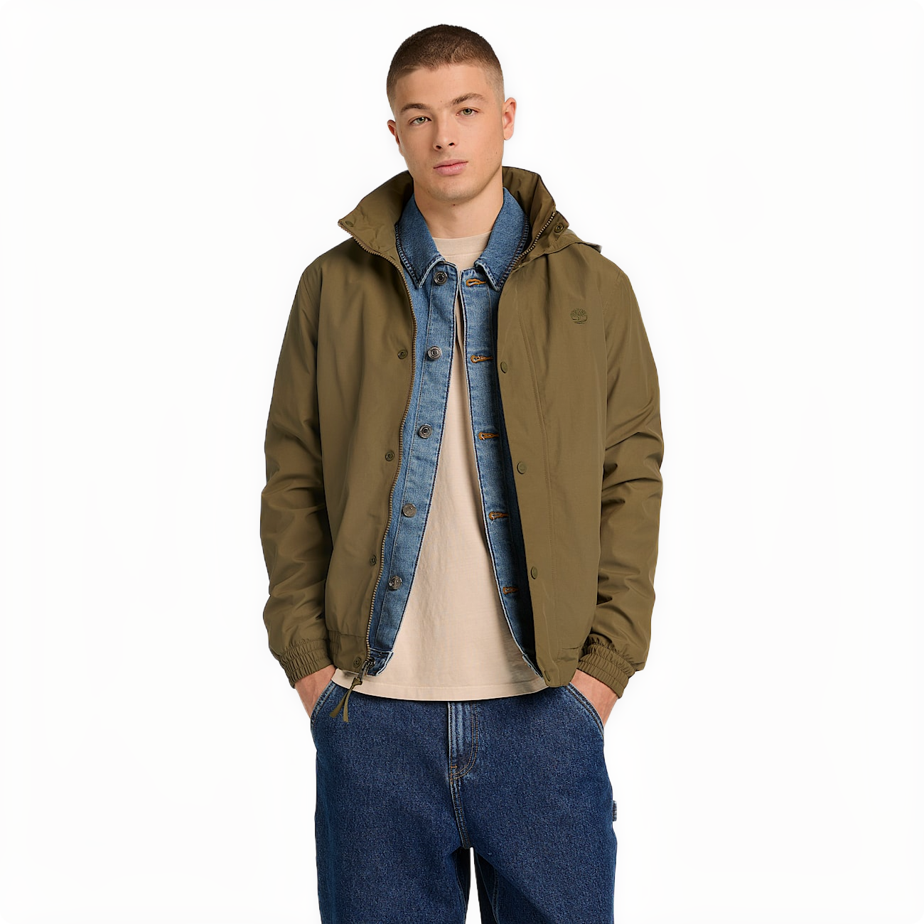 WATERPROOF BOMBER LEAF GREEN