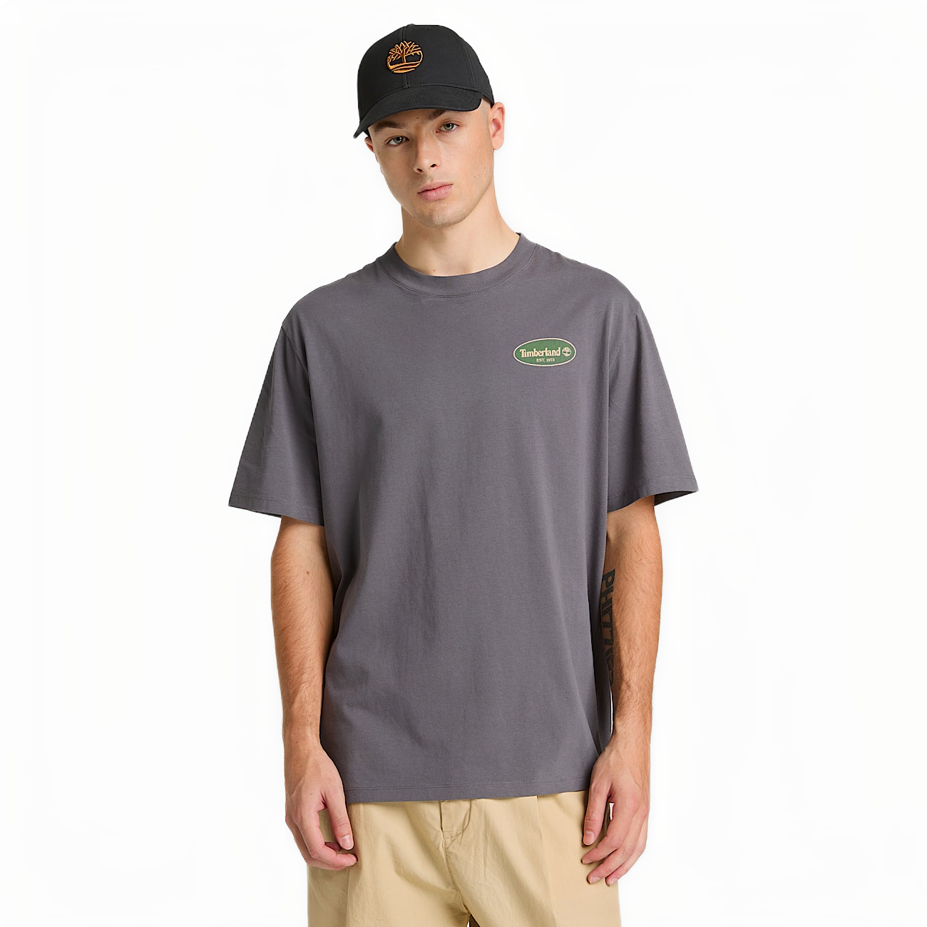 GAS STATION BACK GRAPHIC TEE BLACKENED PEARL