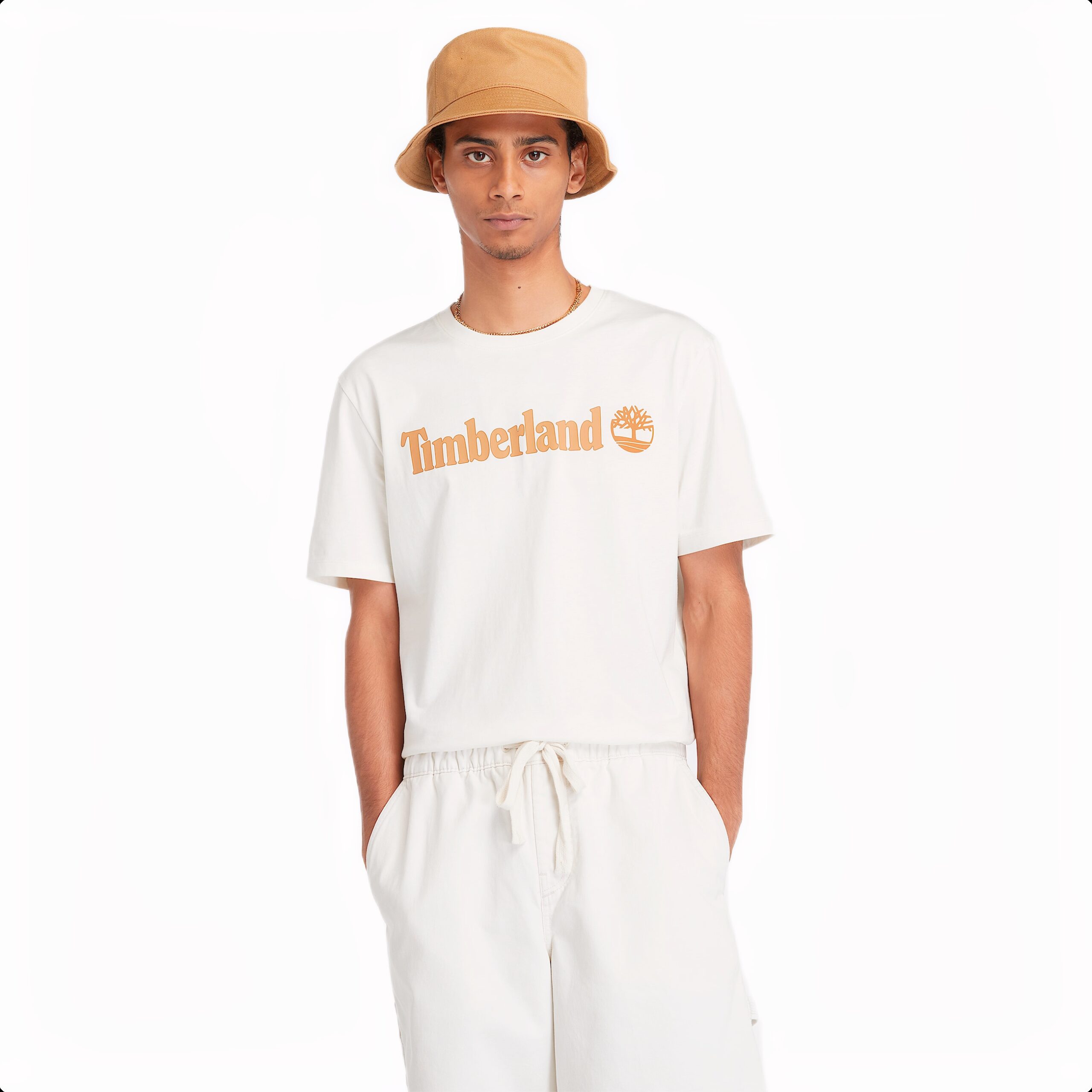 KENNEBEC RIVER LINEAR LOGO SHORT SLEEVE TEE VINTAGE WHITE