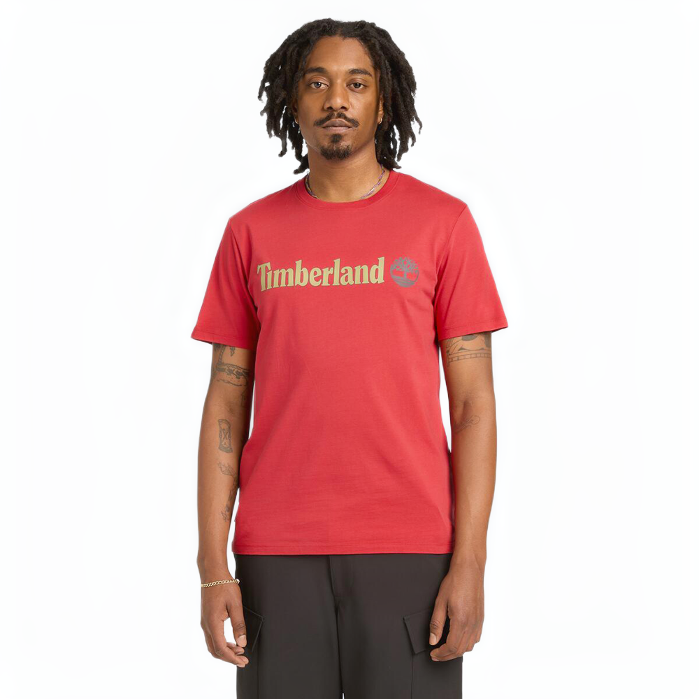 KENNEBEC RIVER LINEAR LOGO SHORT SLEEVE TEE AMERICAN BEAUTY