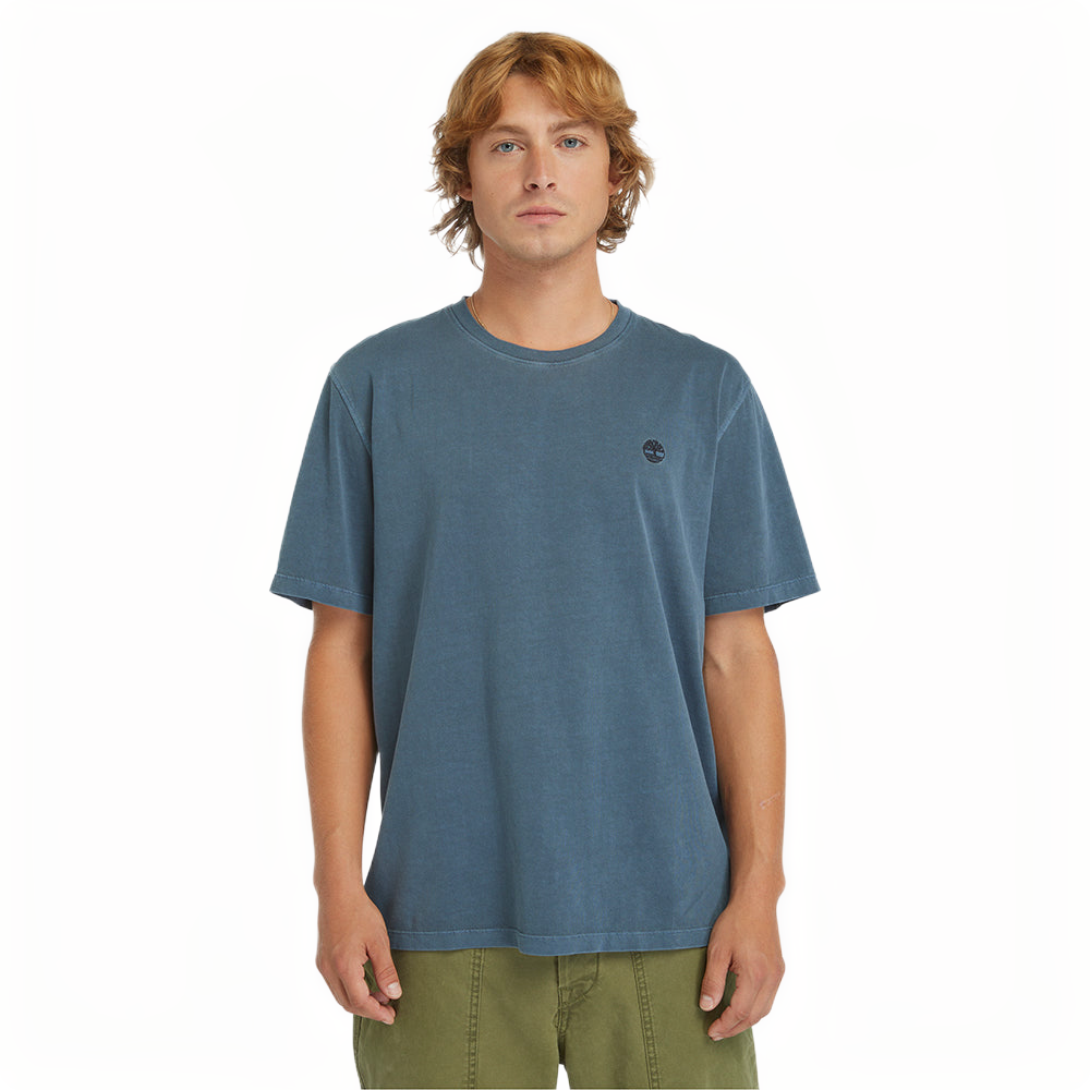 DUNSTAN RIVER GARMENT DYE SHORT SLEEVE TEE DARK SAPPHIRE