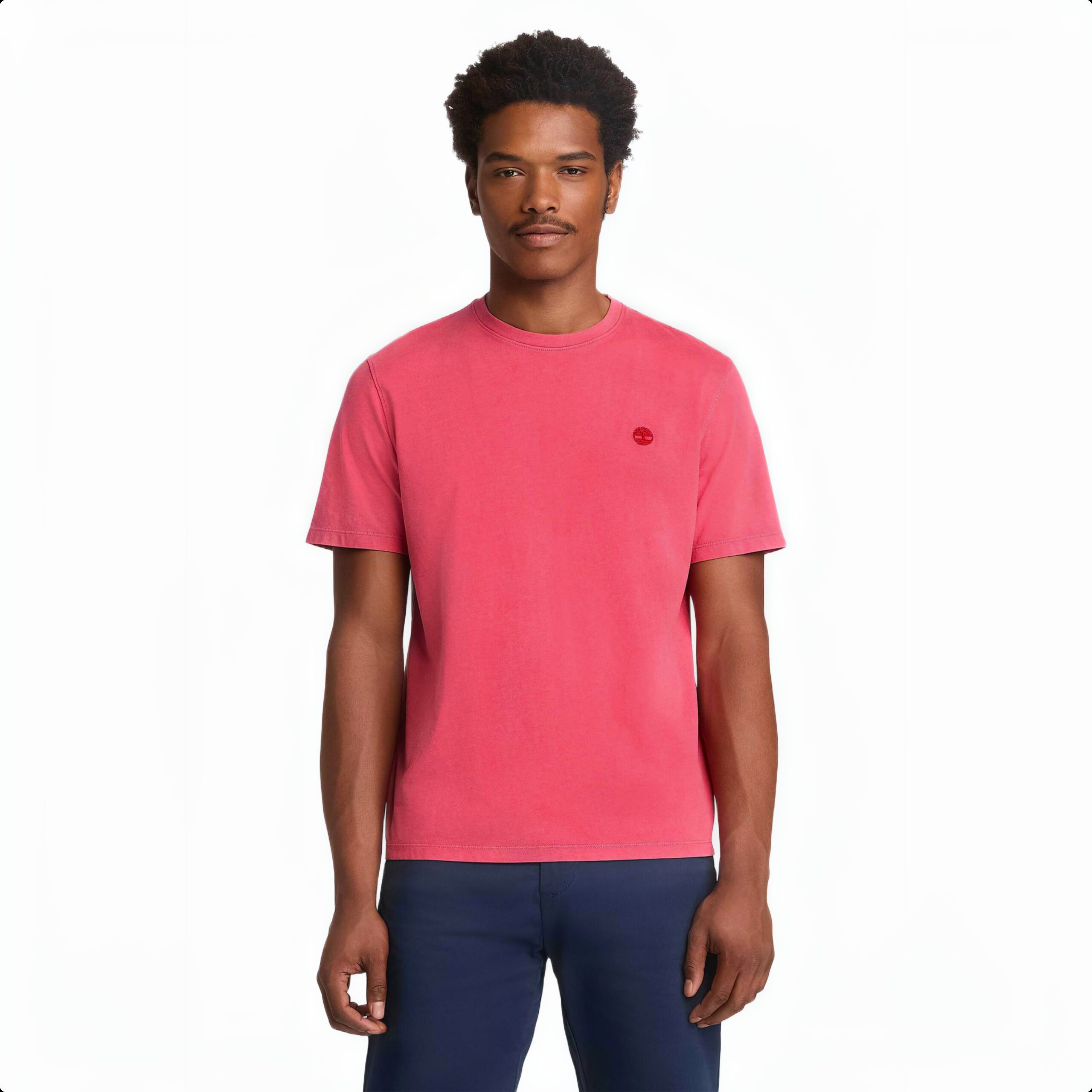 DUNSTAN RIVER GARMENT DYE SHORT SLEEVE TEE AMERICAN BEAUTY