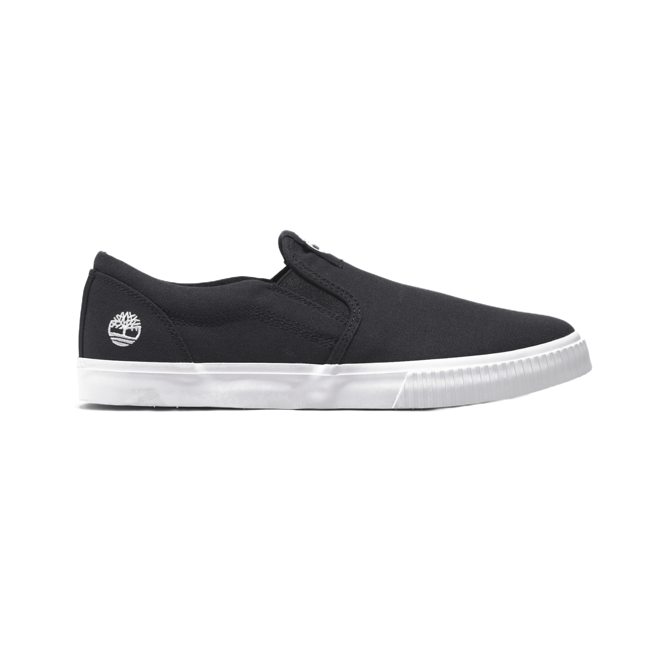 MYLO BAY LOW SLIP ON SNEAKER BLACK CANVAS