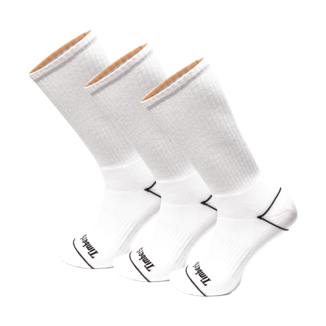 BOWDEN 3 Pack Bowden Full Cushion Crew WHITE