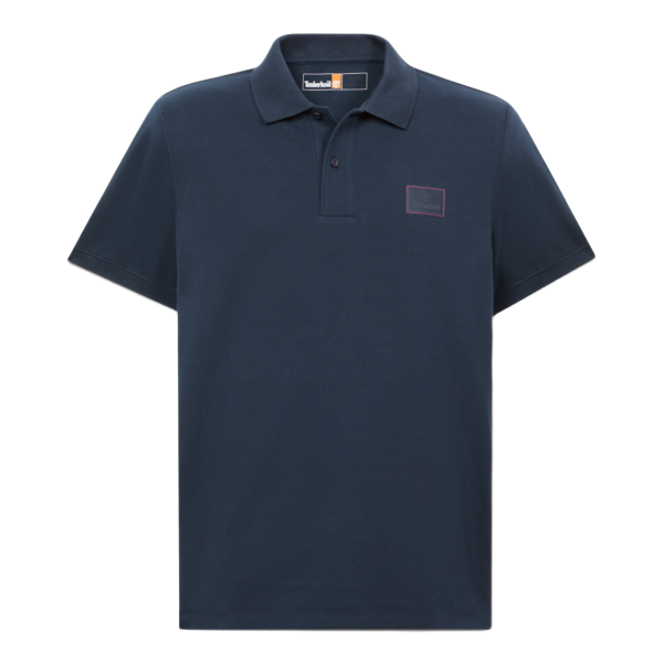 SILICON BADGE POLO DARK SAPPHIRE