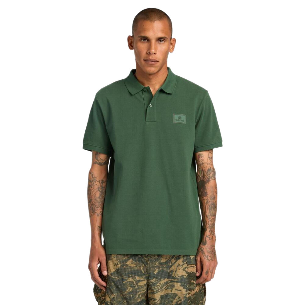 SILICON BADGE POLO PINENEEDLE