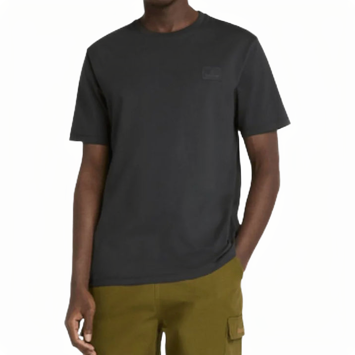 SHORT SLEEVE SILICON BADGE TEE BLACK