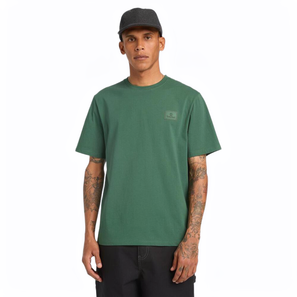 SHORT SLEEVE SILICON BADGE TEE PINENEEDLE