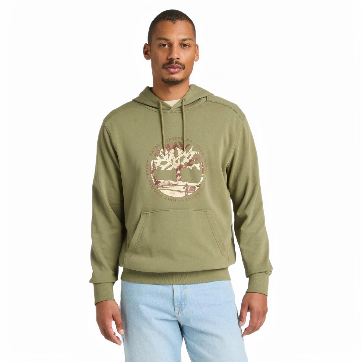 TREE LOGO LAKE HOUSE GRAPHIC HOODIE CASSEL EARTH