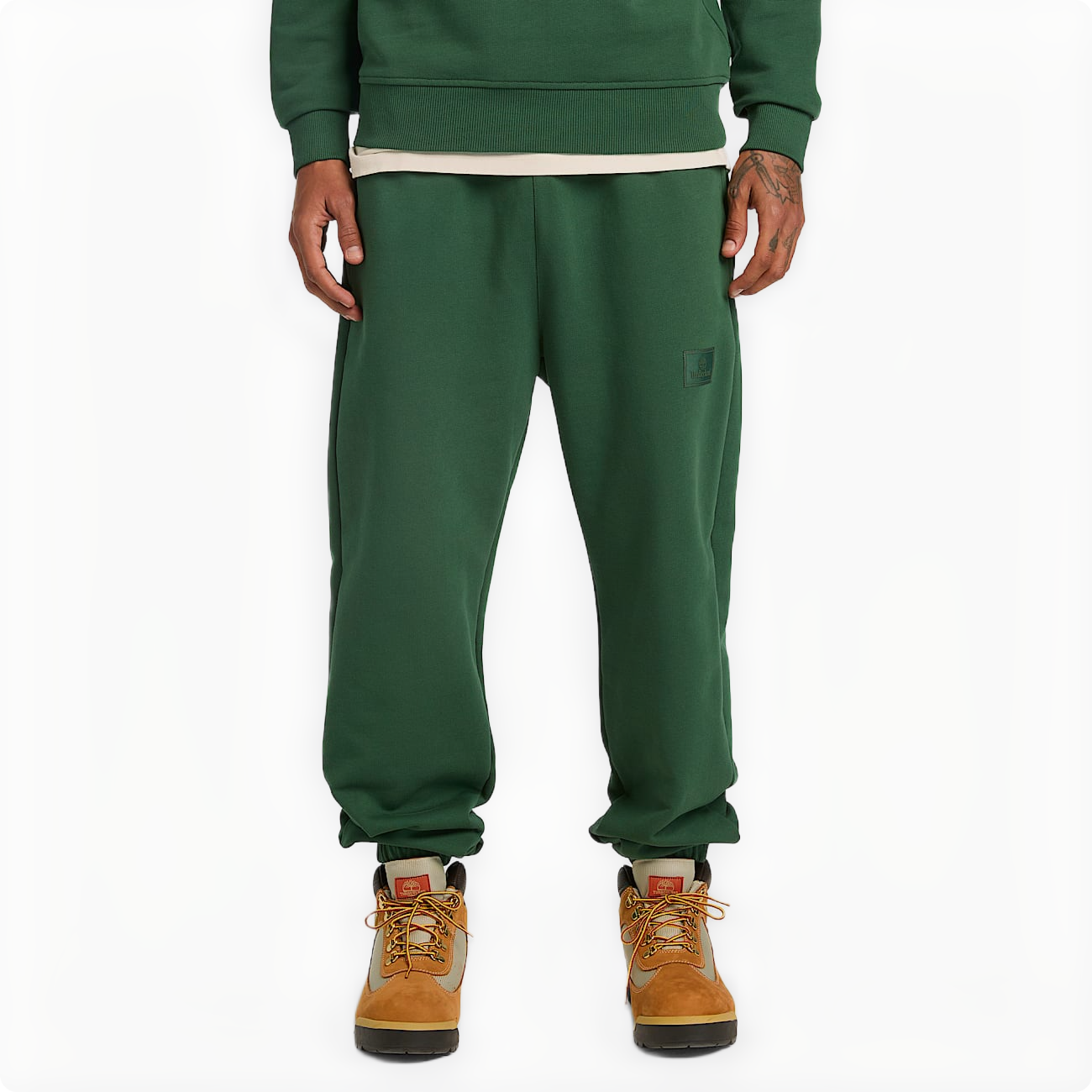 SILICON BADGE (LB) SWEATPANT PINENEEDLE