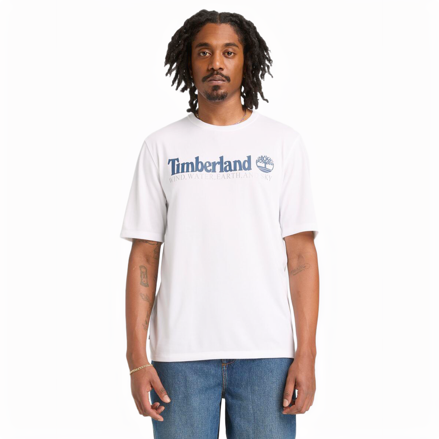 UV-PROTECTION LOGO SHORT SLEEVE TEE WHITE