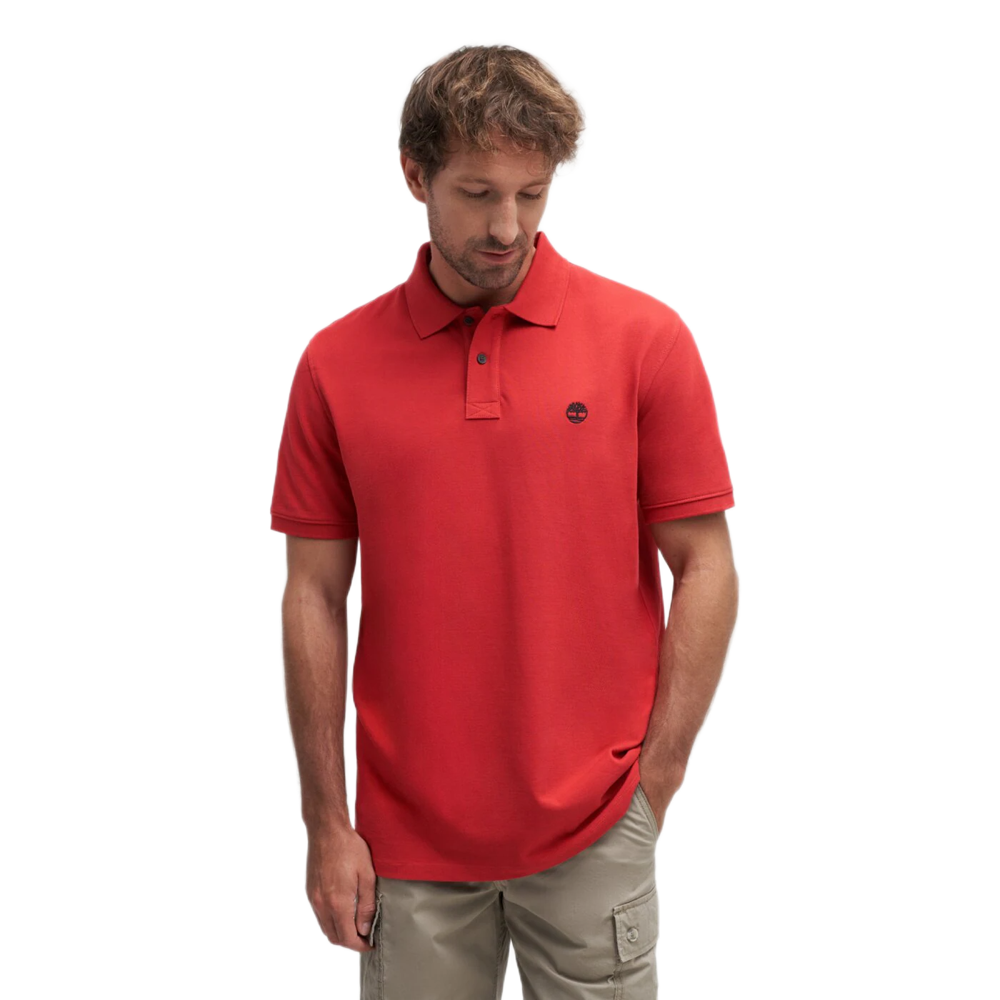 MILLERS RIVER PIQUE SHORT SLEEVE POLO AMERICAN BEAUTY
