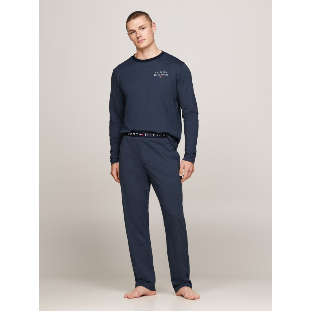 LS JERSEY PJ SET - MINI STRIPE